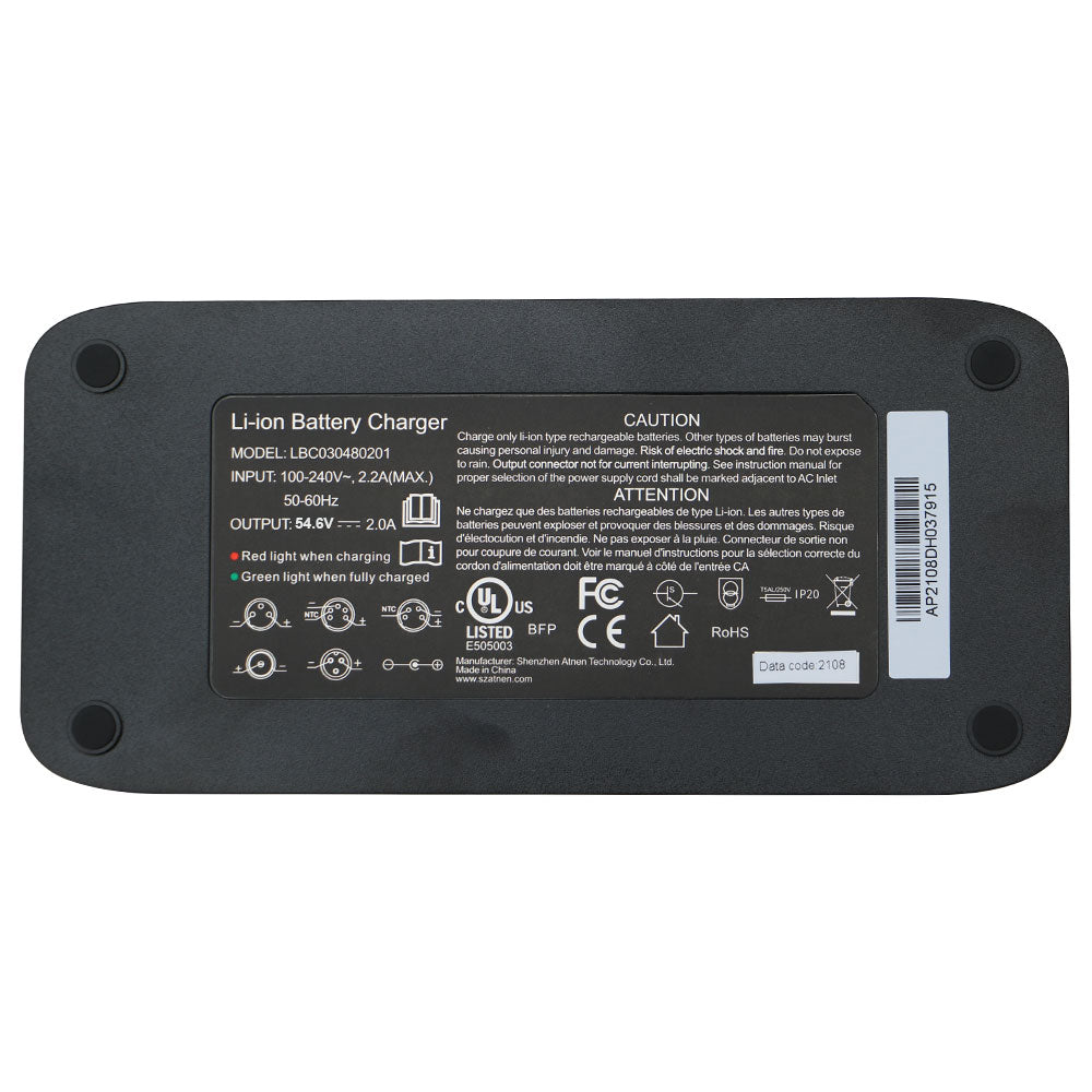 EUNORAU 48V2A 2.0 AU/NZ Ebike Charger