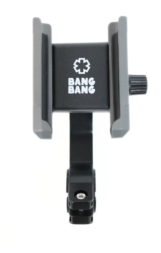 Bang Bang Mobile Phone Holder – Heavy Duty Handlebar Mount for FatBoy eBikes, Bikes & Motorcycles