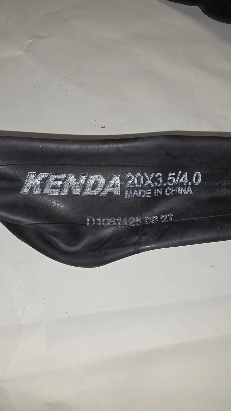 Kenda Fat Tyre 20" x 4.0" Bicycle Tube For All Fat Tyre Bikes
