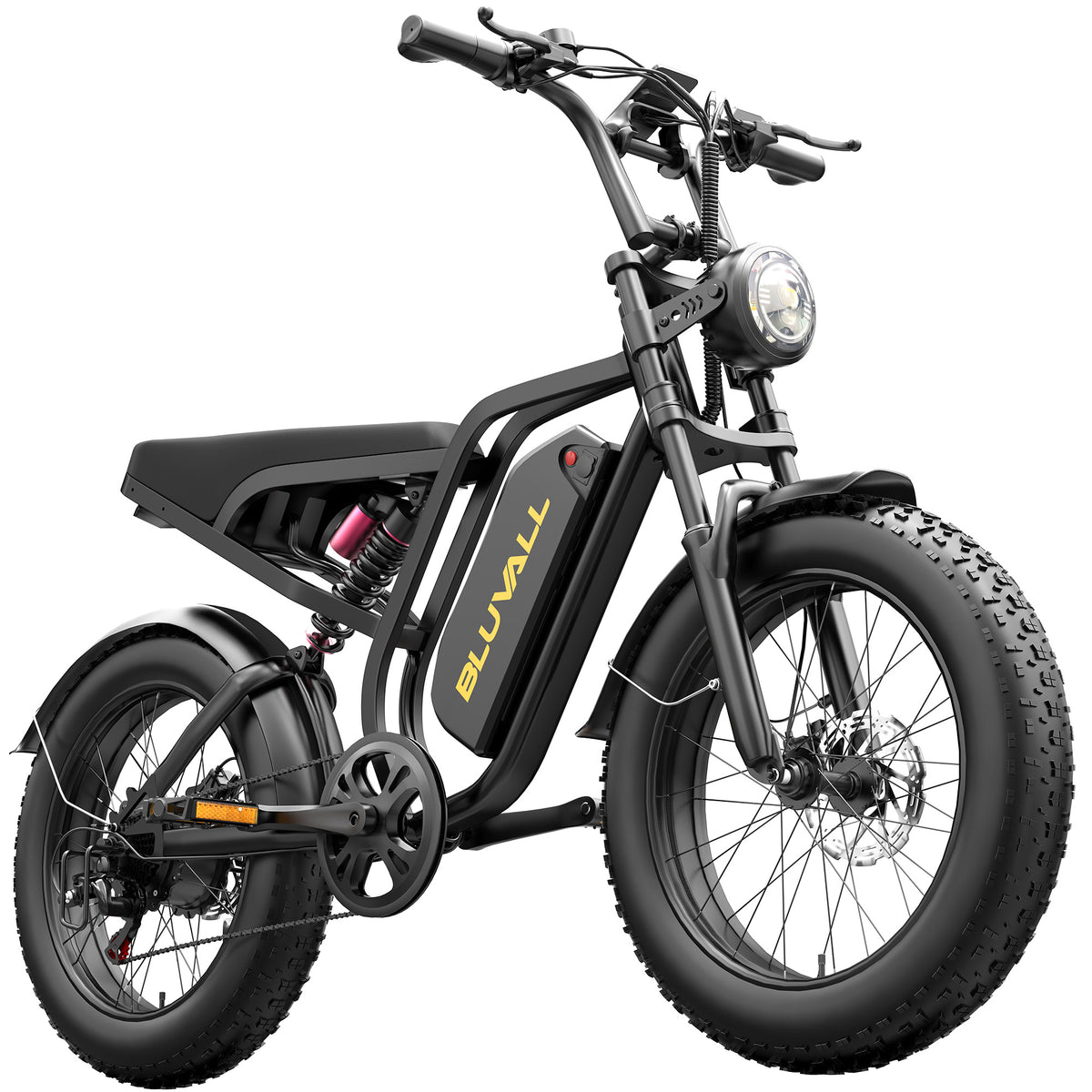 BLUVALL SU8 48V Full Suspension Fat Tyre eBike (Unlockable)