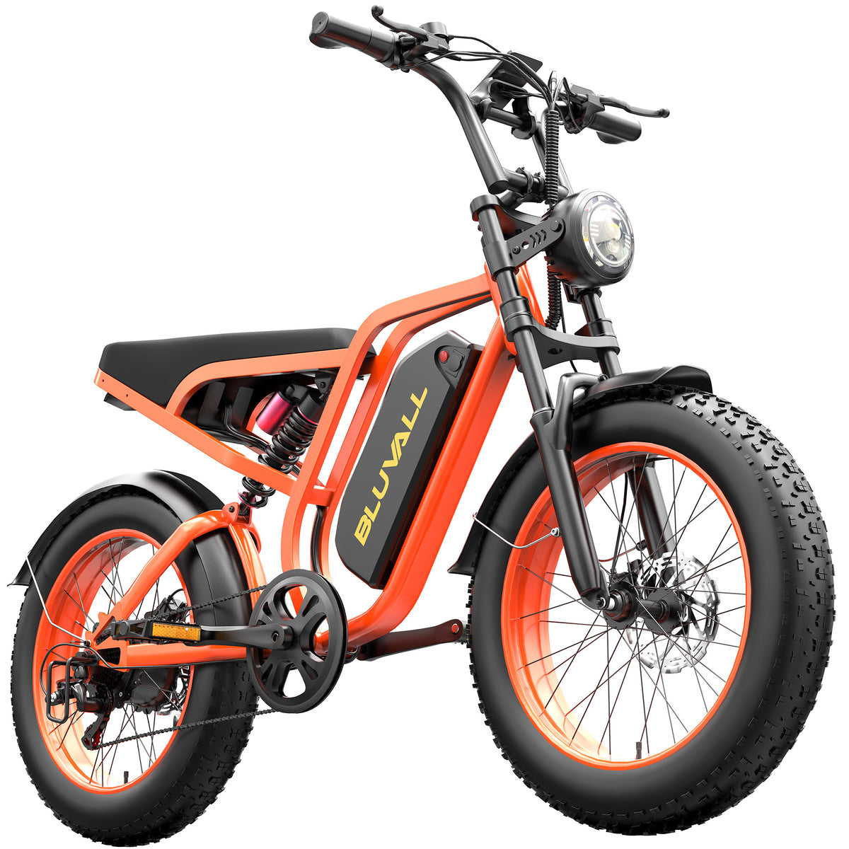 BLUVALL SU8 48V Full Suspension Fat Tyre eBike (Unlockable)
