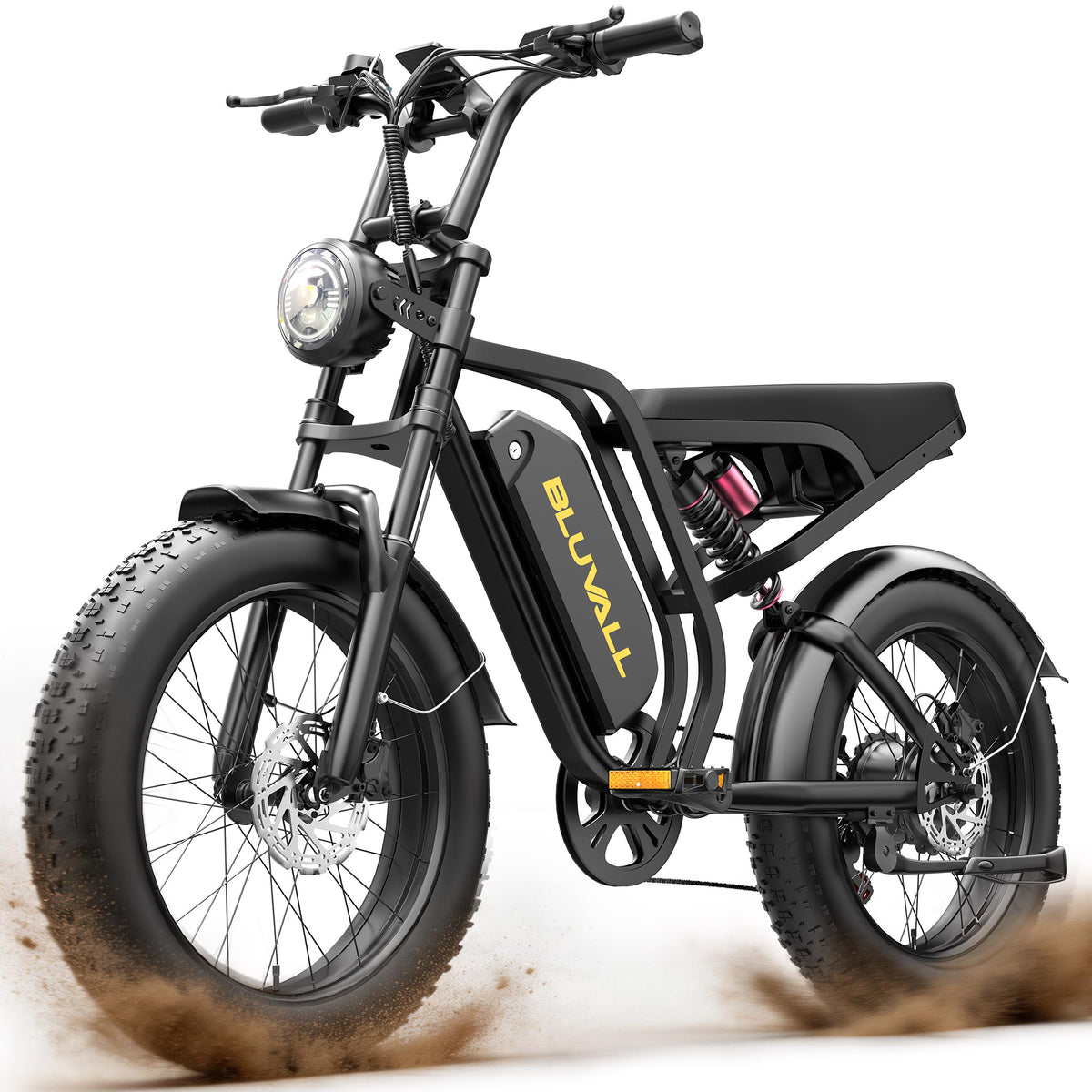BLUVALL SU8 48V Full Suspension Fat Tyre eBike (Unlockable)