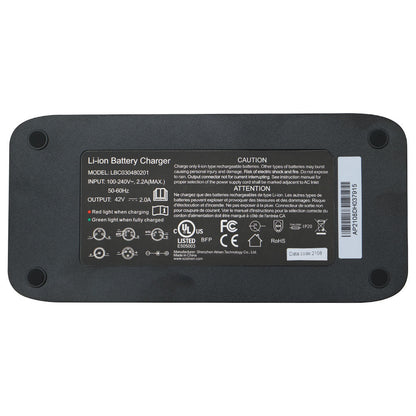 EUNORAU 36V2A X1.0 AU/NZ  Ebike Charger