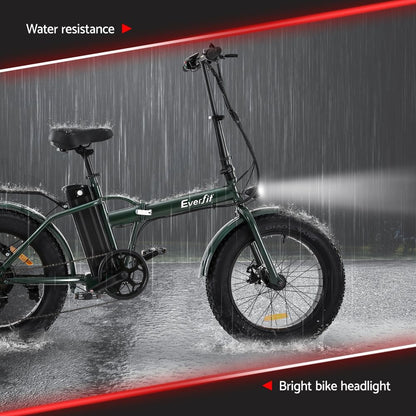 20" Folding Electric Bike Urban City Bicycle eBike Rechargeable Everfit