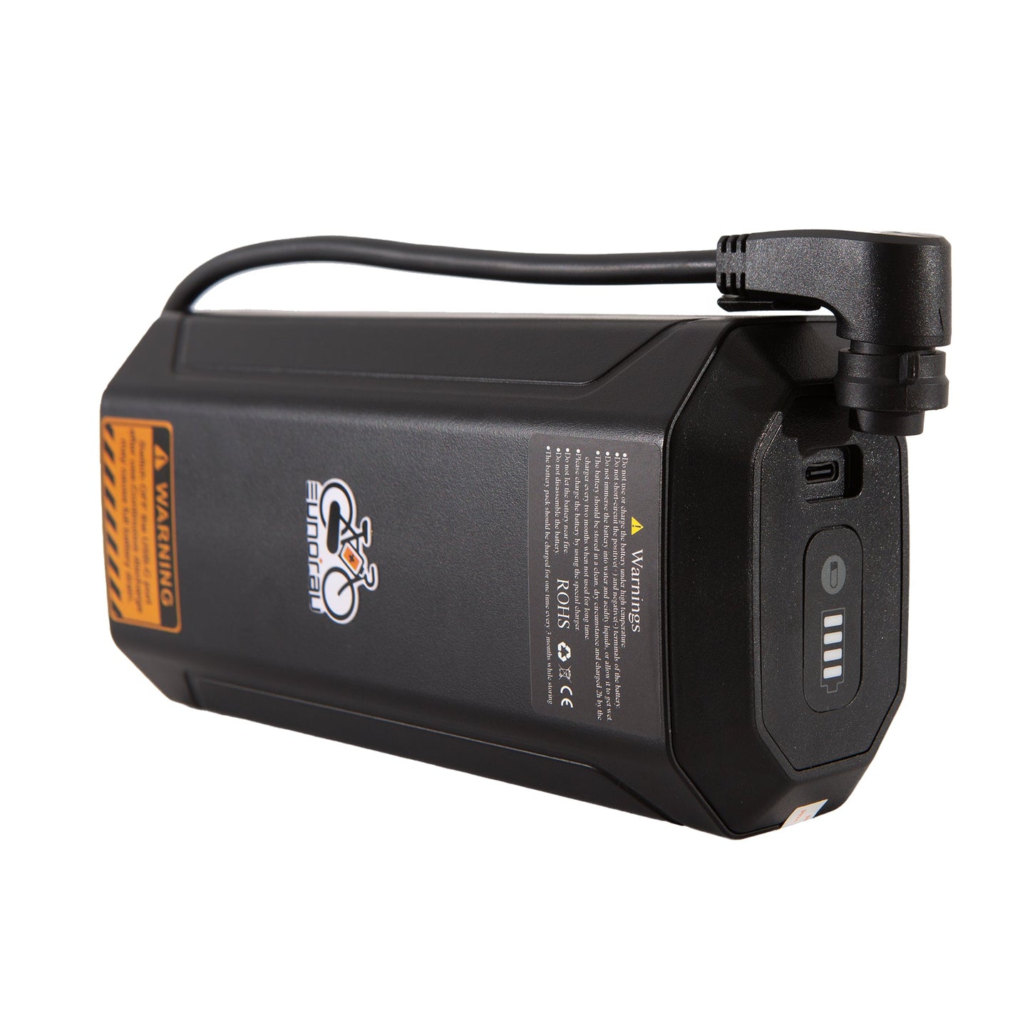 EUNORAU 48V5AH Secondary E-Bike Battery with Type-C Port