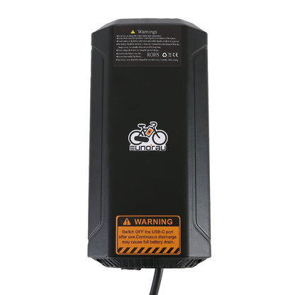 EUNORAU 48V5AH Secondary E-Bike Battery with Type-C Port