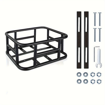Black bike rear rack, universal bike rack, bicycle cargo rack, bike storage, cycling accessories, Australia bike rack, rear rack for bike, durable bike rack
