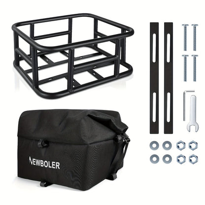 Black bike rear rack, universal bike rack, bicycle cargo rack, bike storage, cycling accessories, Australia bike rack, rear rack for bike, durable bike rack
