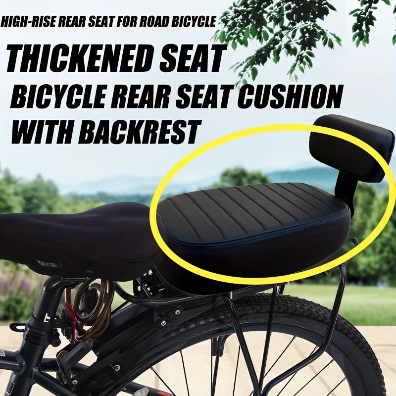 bicycle rear seat cushion, thickened seat, backrest for bicycle, road bicycle accessory, high quality bicycle parts, cycling comfort, bike seat cushion Australia