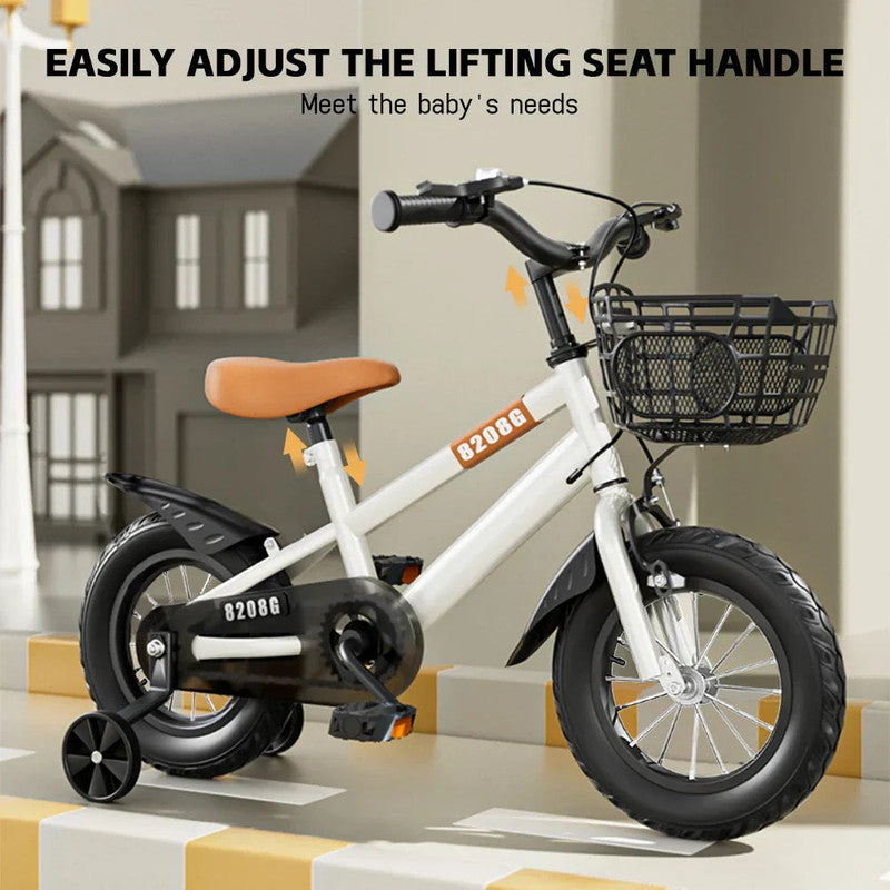 Kids Bike for 3-7 Years with Basket