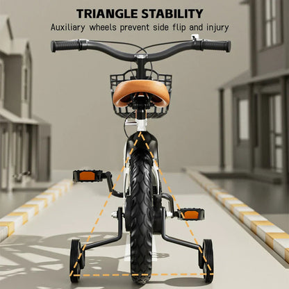 Kids Bike for 3-7 Years with Basket