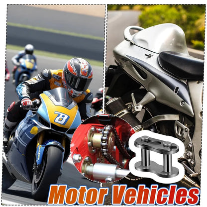 8 Pcs 420 Chain Master Links Replacement Connector Links for Motorcycle Pocket Bike Dirt Bike Mini Bike and Go Kart Parts