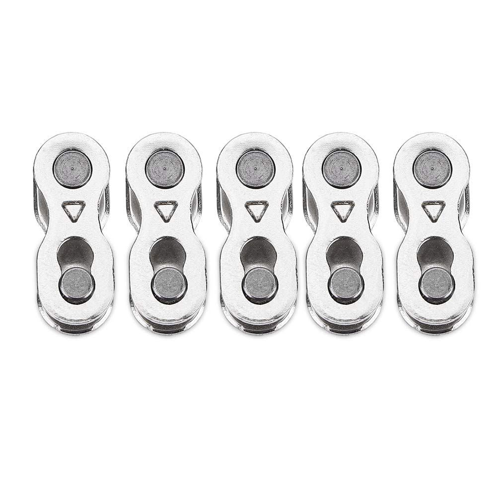 Master Link for Bicycle Chain, Bike Chain Missing Link, Quick Link Connector MTB Road Mountain Bicycle, 5 Pairs Bicycle
