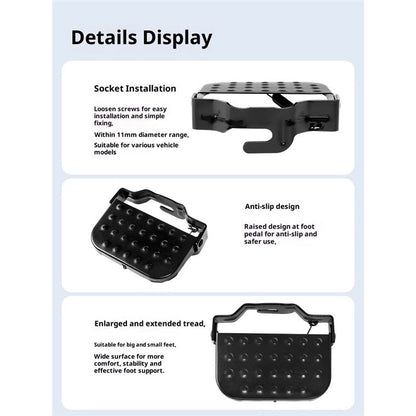 2 PCS Bike Foot Pegs, for Bicycle Pegs, Non-Slip Pegs for Passenger, Folding Bike Rear Pedals, Mountain Bike,Road Bike