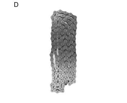 Mountain Bike Chain Electroplating Flexible Sturdy 116 Links Steel Anti Corrosion Bicycle Chain for Cycling - D