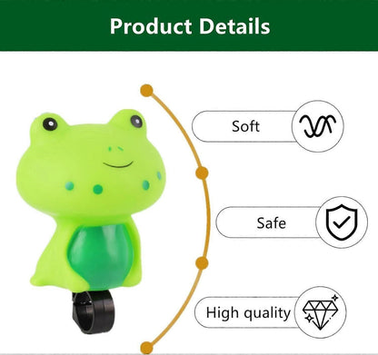Bike Bell Cute Cartoon Bike Bell Bicycle Bell Bike Horn Animal Design Bike Handlebar Bell with Loud Crisp Clear Sound for Bike Accessories Decoration