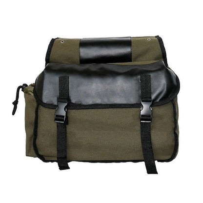 Bicycle Pannier Bag, Durable Rear Rack Storage Bag with Double Side Design for Mountain Bike, Road Bike, Folding Bike and Cycling Accessories - Black