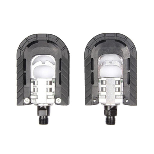 Collapsible Aluminium Flat Pedals | BMX MTB Bike | 2 Pack
