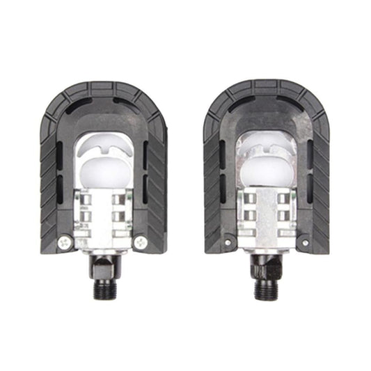 Collapsible Aluminium Flat Pedals | BMX MTB Bike | 2 Pack