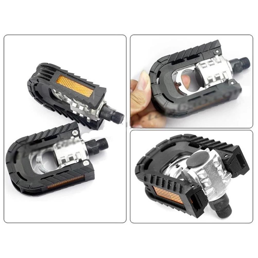 Collapsible Aluminium Flat Pedals | BMX MTB Bike | 2 Pack