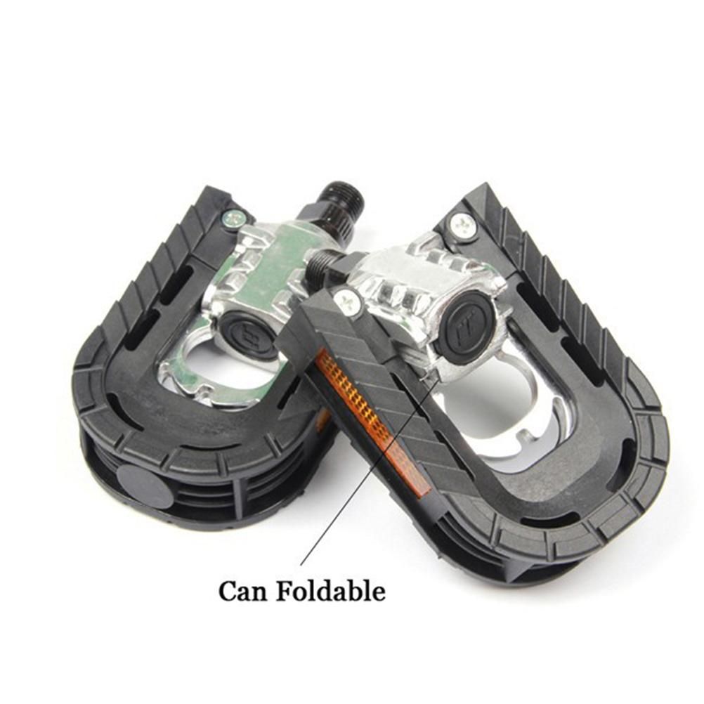 Collapsible Aluminium Flat Pedals | BMX MTB Bike | 2 Pack