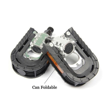 Collapsible Aluminium Flat Pedals | BMX MTB Bike | 2 Pack
