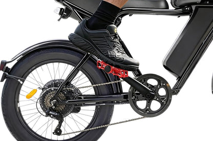Aluminium Alloy Bike Pedals Wide Platform | MTB & Road Bikes | Red