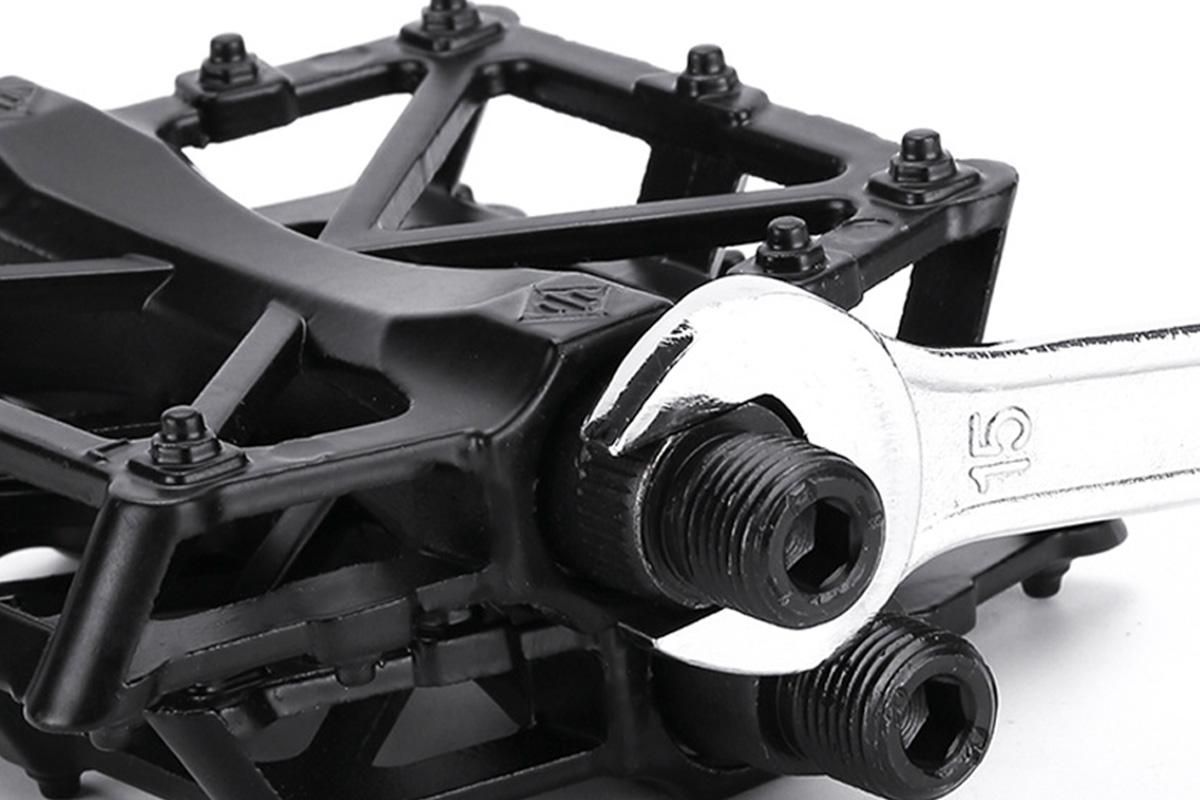 Aluminium Alloy Bike Pedals Wide Platform | MTB & Road Bikes | Black