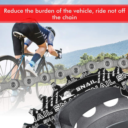 Chainring 104 BCD 32T Narrow Wide Single Chain Ring with 4 Pieces Sprocket Bolts for Road Bikes, Mountain Bikes