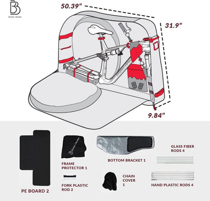 BROTHER BROTHER Bike Travel Bag | Hard Case | Plane & Boat Transport | 29er 700c