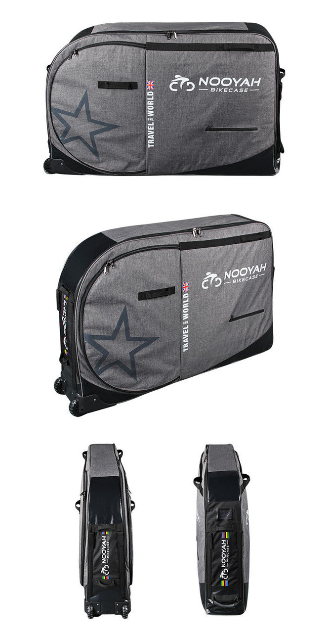 NOOYAH Bike Travel Bag | Hard Case | Plane & Boat Transport | 29er 700c