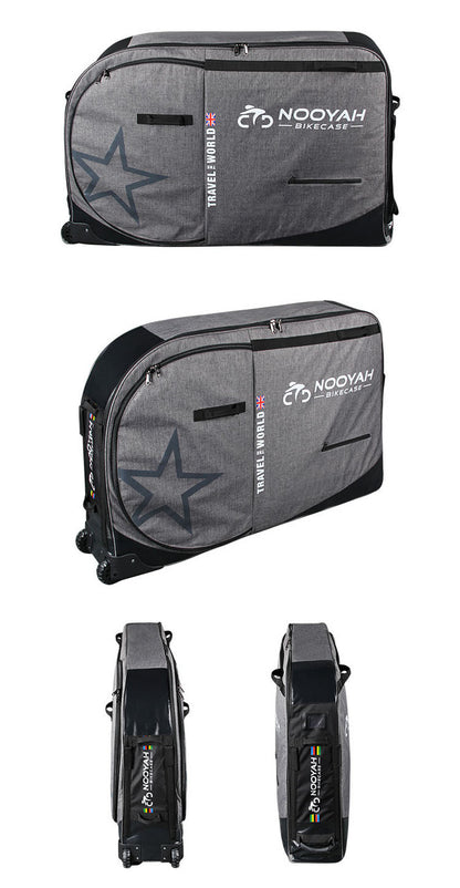 NOOYAH Bike Travel Bag | Hard Case | Plane & Boat Transport | 29er 700c