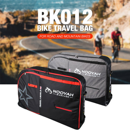 NOOYAH Bike Travel Bag | Hard Case | Plane & Boat Transport | 29er 700c