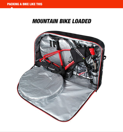 NOOYAH Bike Travel Bag | Hard Case | Plane & Boat Transport | 29er 700c