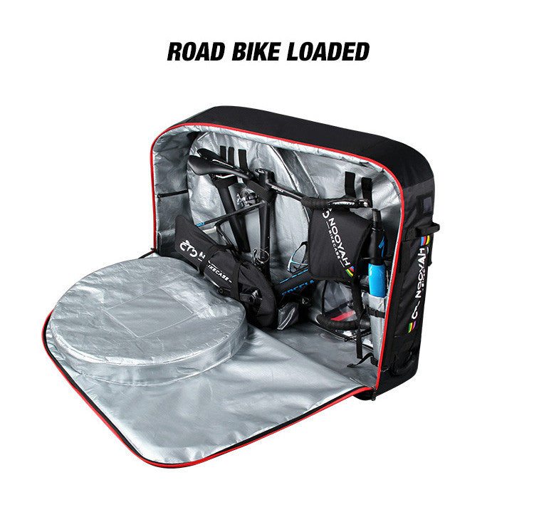 NOOYAH Bike Travel Bag | Hard Case | Plane & Boat Transport | 29er 700c