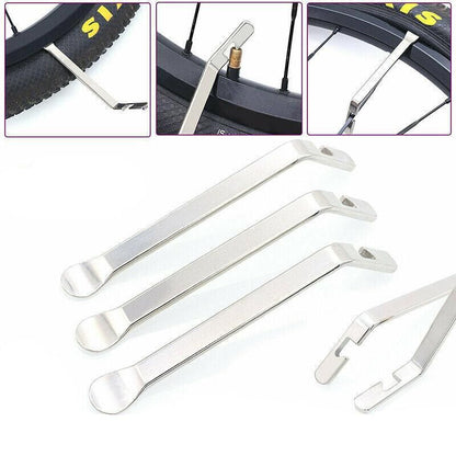 3Pcs Bike Tire Lever Tyre Changing Tool Bicycle Tire Levers Steel Repair Kit Au
