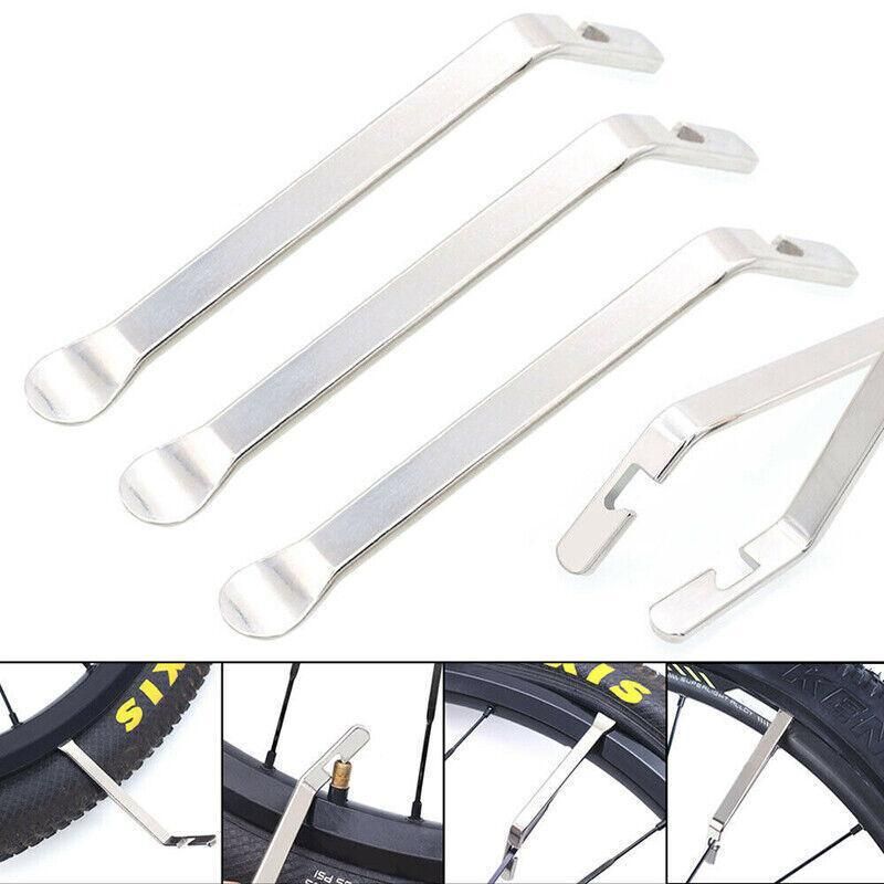 3Pcs Bike Tire Lever Tyre Changing Tool Bicycle Tire Levers Steel Repair Kit Au