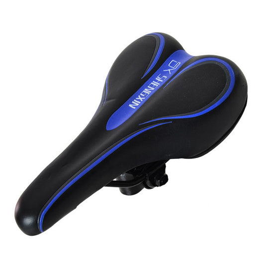 Mountain Bike Saddle | Ergonomic Cushioned Seat | MTB & Road | Black & Blue