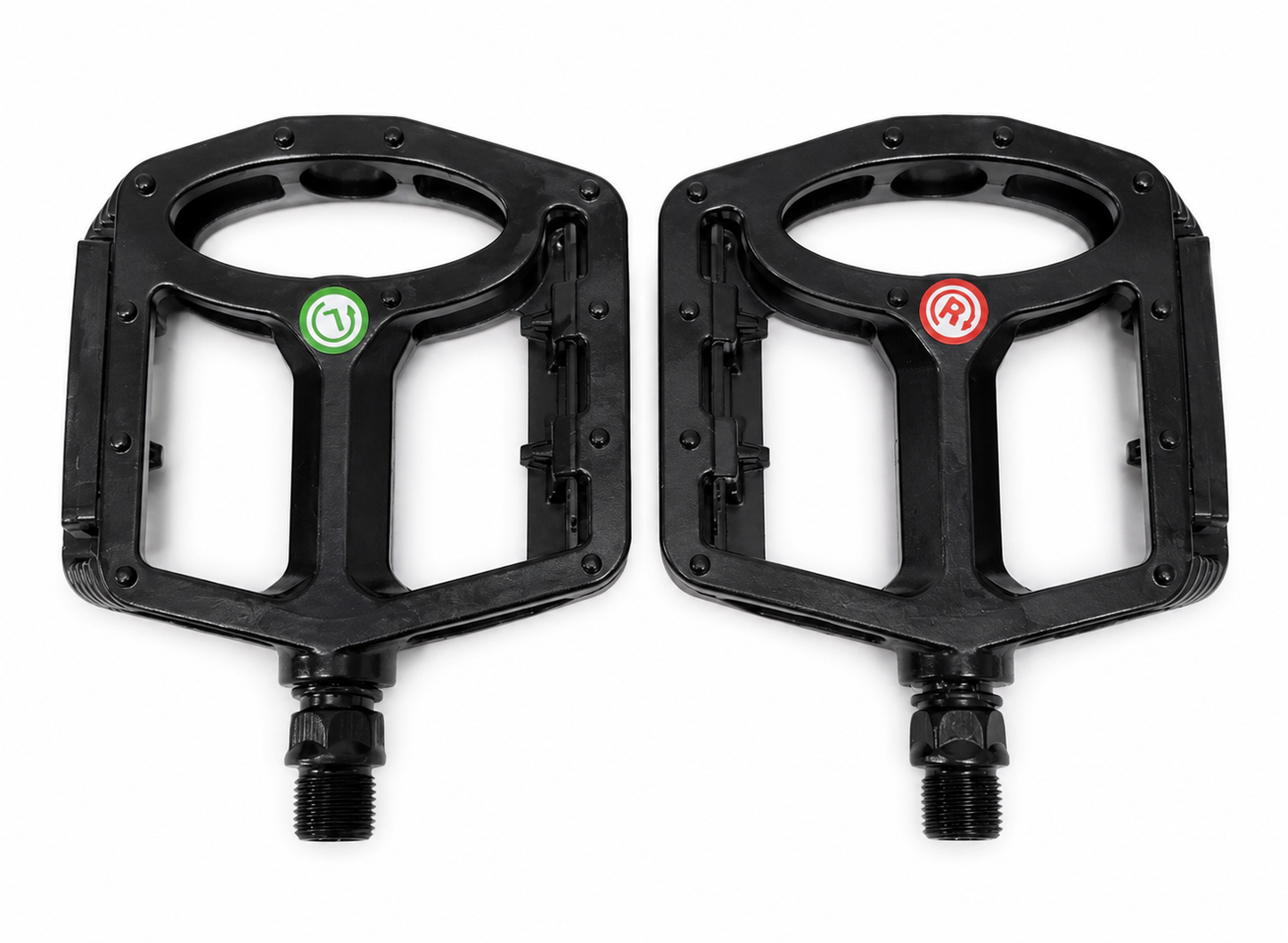 Pedal Set 9/16 Left And Right With Reflectors Aluminium