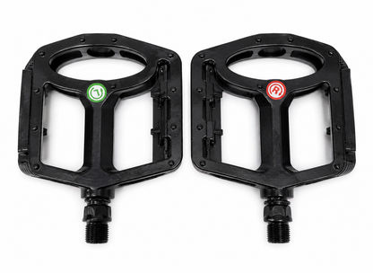 Pedal Set 9/16 Left And Right With Reflectors Aluminium
