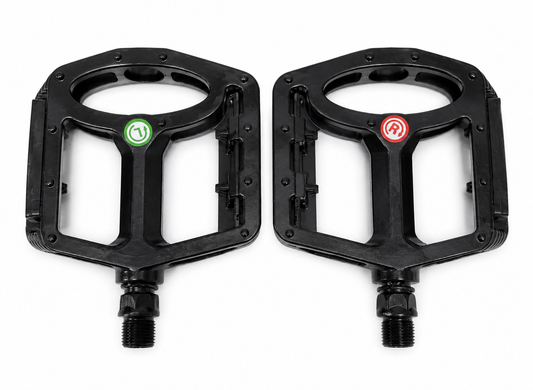 Pedal Set 9/16 Left And Right With Reflectors Aluminium