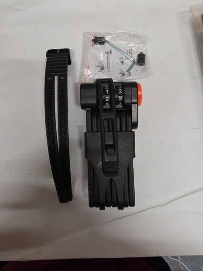 Heavy Duty Bike Combination Lock And Mounting case. Bike lock
