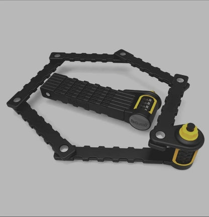OnGuard K9 Folding Link Plate Combination Lock – 69cm Bike Lock