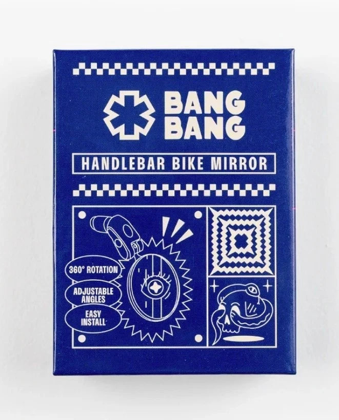 Bang Bang Bike Handlebar Mirror – Fits eBike, Fat Tyre & Drop Bars