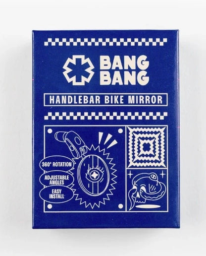 Bang Bang Bike Handlebar Mirror – Fits eBike, Fat Tyre & Drop Bars
